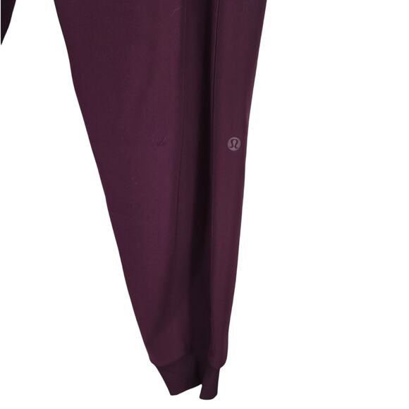 Lululemon Burgundy Athletic Hiking Walking Jogger Style Women's Pants 10 - Picture 2 of 4
